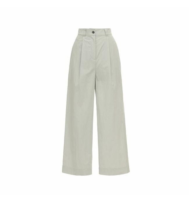 상세이미지참조 [아위]턱 세미 와이드 팬츠-L GREY (HU23XE130494B_580)