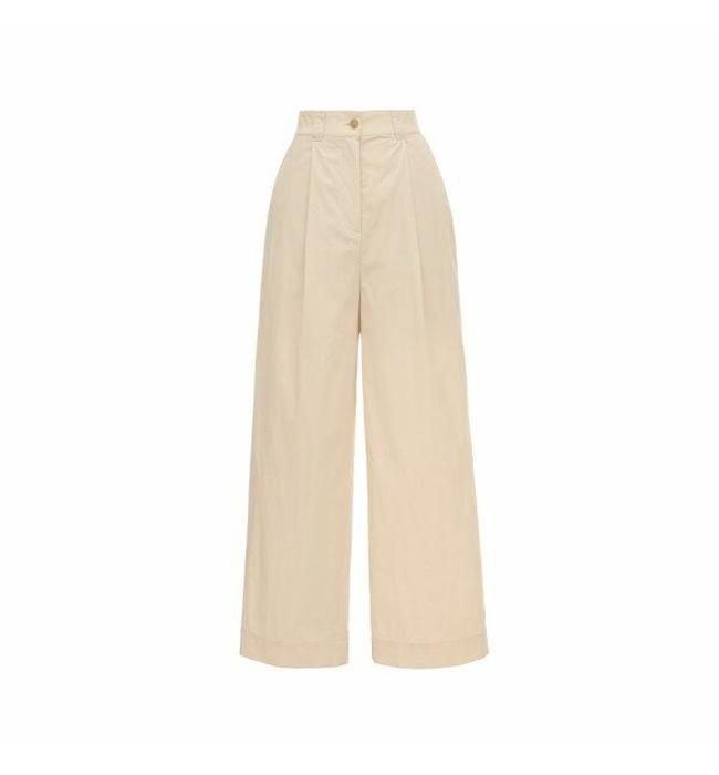 상세이미지참조 [아위]턱 세미 와이드 팬츠-L BEIGE (HU23XE130493B_140)