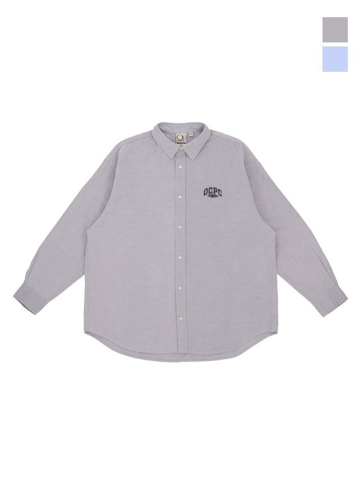 [오션퍼시픽(OCEAN PACIFIC)] 면100 맨 OCPC 옥스포드 오버사이즈 기모 셔츠1022773