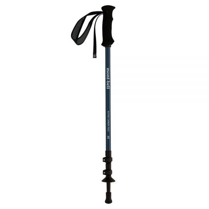 몽벨 등산 3단 원터치 스틱 알파인 카본 캠 락 안티쇼크 다크네이비