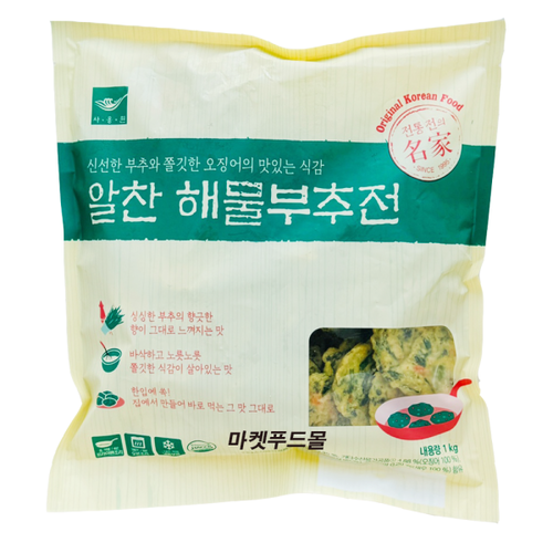 사옹원)알찬해물부추전1kg(30gX약33개)