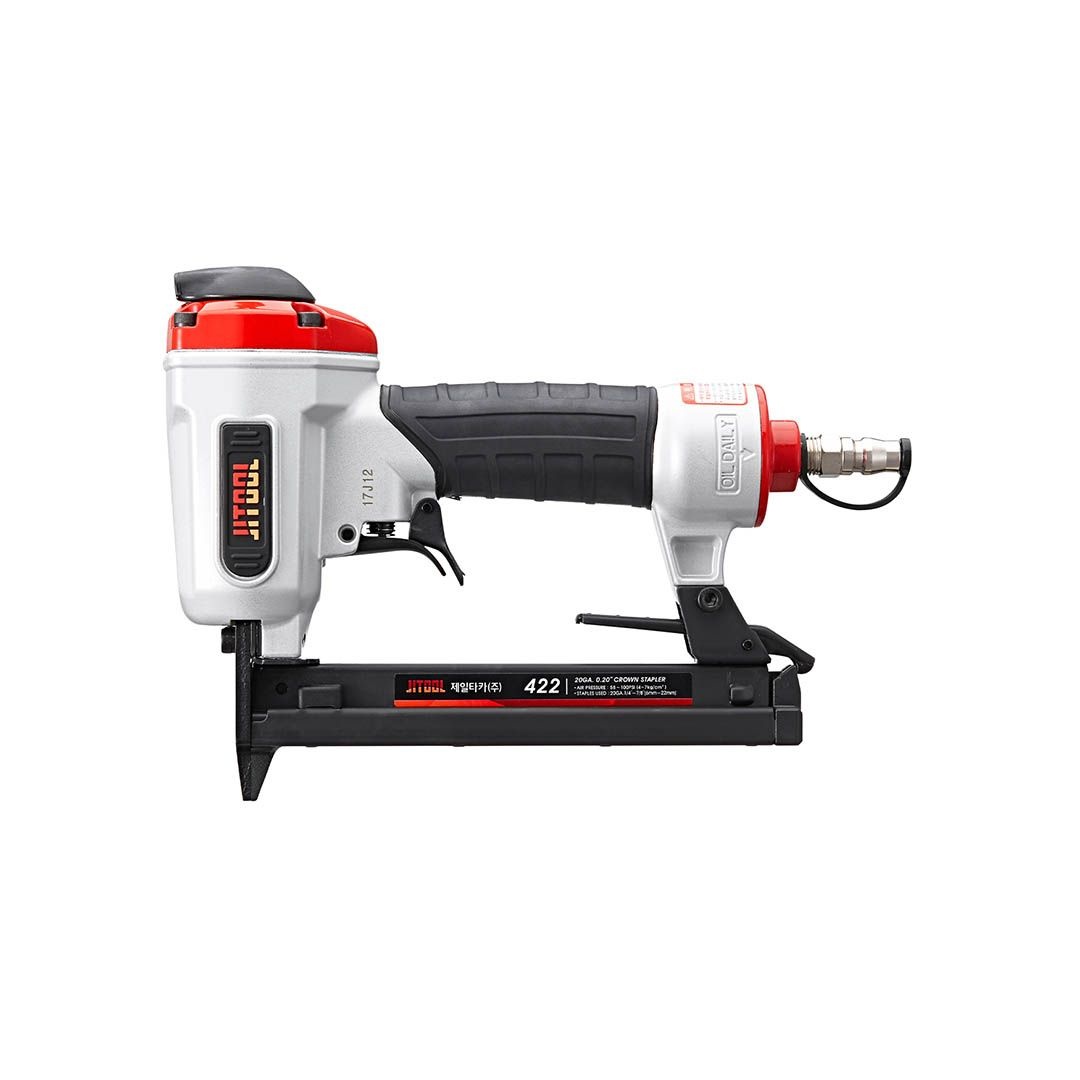 제일타카 422 ㄷ자핀 에어타카 타정기 합판/석고보드/판재류 작업용