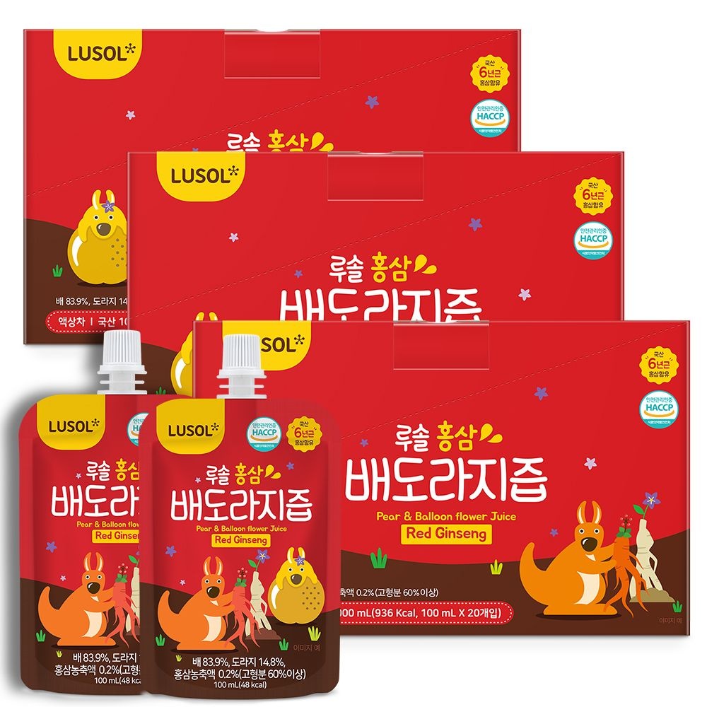 루솔 [루솔] 홍삼 배도라지즙 60포