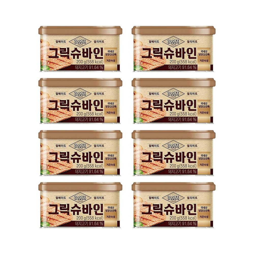 그릭슈바인 캔햄 200g x 8개