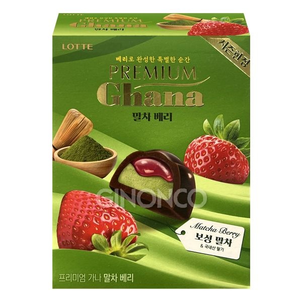 롯데제과  가나 프리미엄 말차 베리 68g