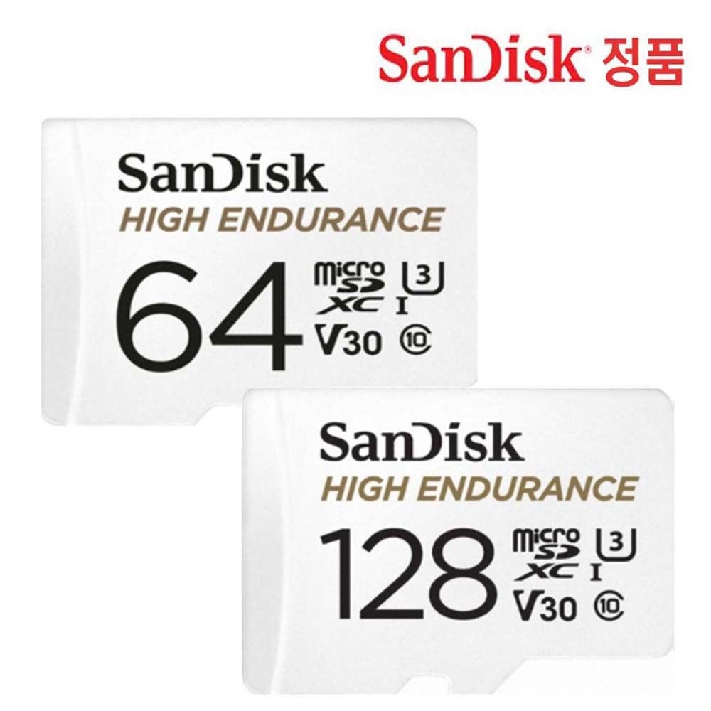 샌디스크 파인뷰 LX5000 파워 블랙박스 메모리카드 4K MLC타입 64 128GB
