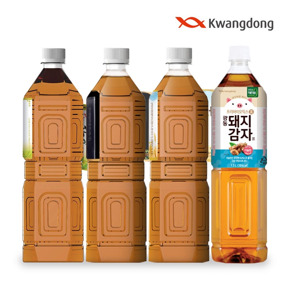 [광동][광동직영] 옥수수수염차 / 헛개차 / 밀싹보리차 / 돼지감자차 1.5L 12pet 골라담기 (무/유라벨 랜덤 발송)  : 롯데ON