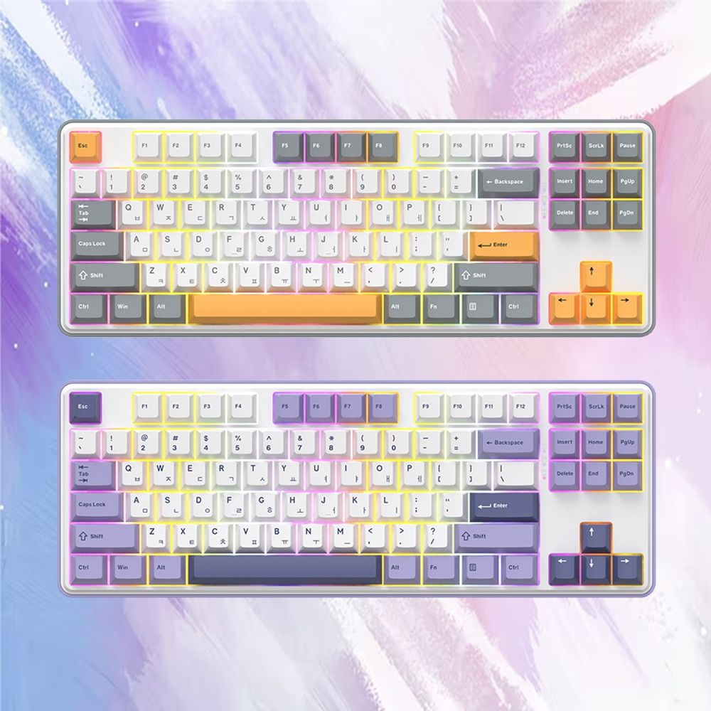 콕스 C87 유무선 게이밍 기계식 키보드 사무용 사무실 아이패드 무소음 조용한 저소음 적축