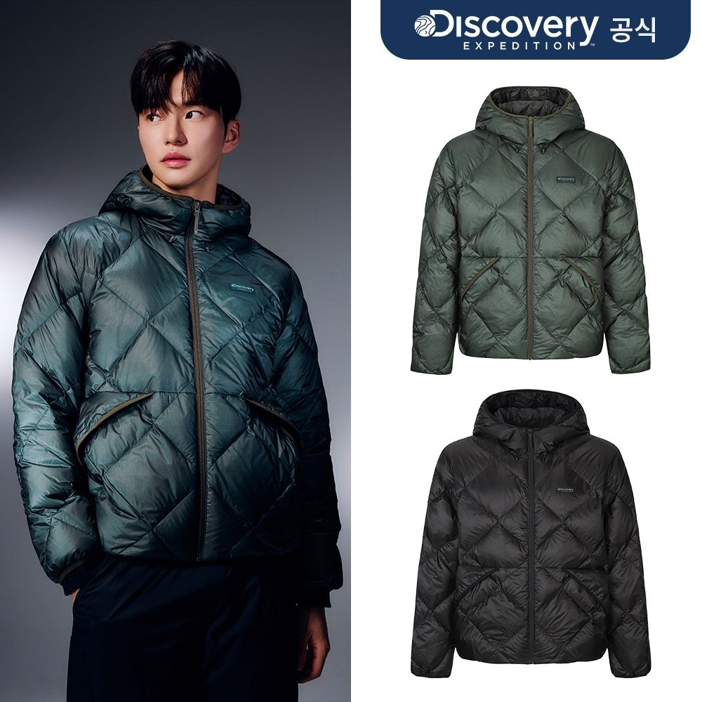 디스커버리 익스페디션 [본사 공식] 남성 올버트 뉴퀼팅 구스다운 경량패딩 2종 택1
