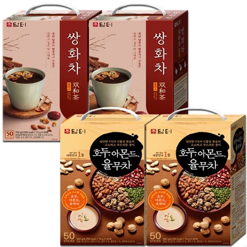 담터 호두 아몬드 율무차/쌍화차 50Tx2개(총100T)