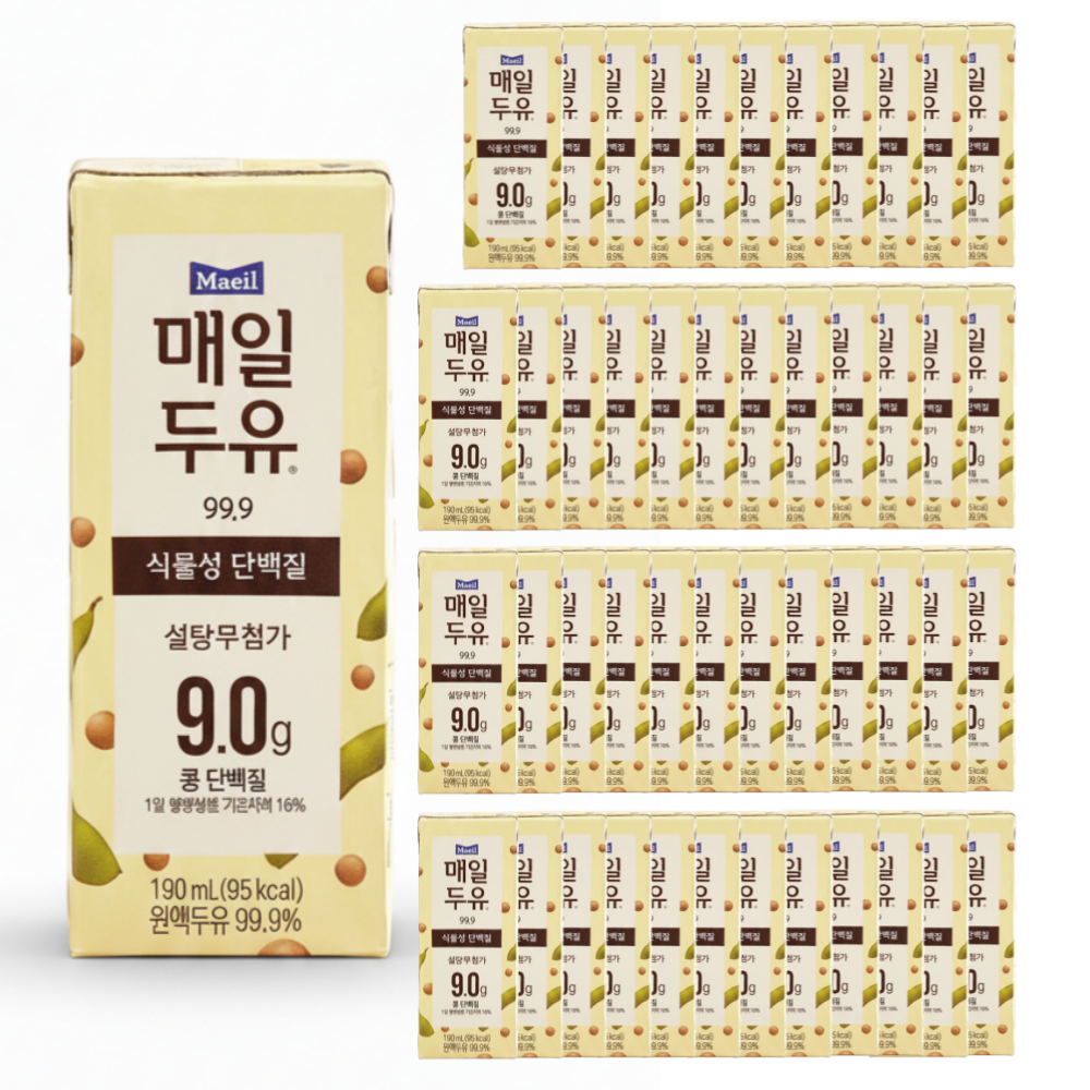 매일유업 매일두유 99.9 190ml 48팩