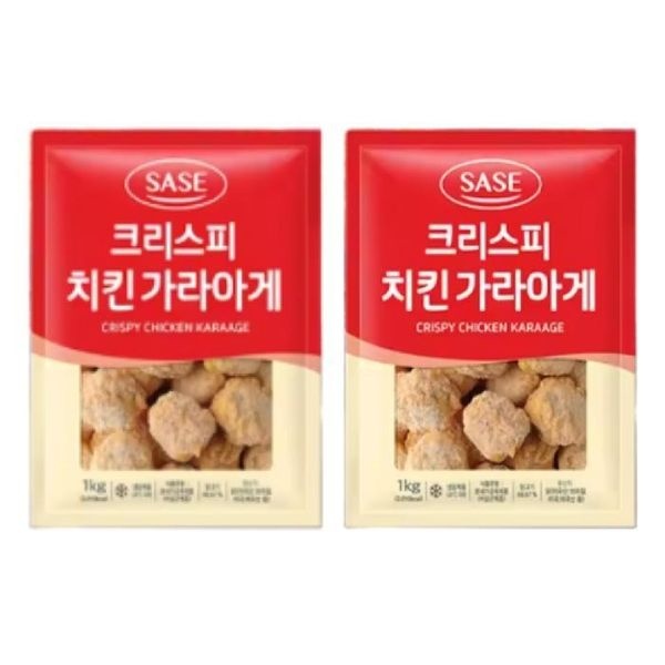 사세 크리스피 치킨가라아게 1kg+1kg 어린이간식