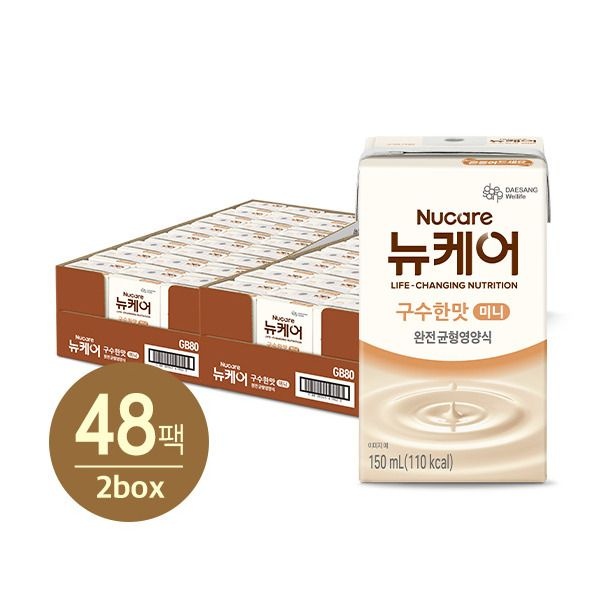 대상웰라이프(주) 천안공장 웰라이프 [대상웰라이프] [빠른배송]뉴케어 미니 구수한맛 (150mlx24팩) 2박스