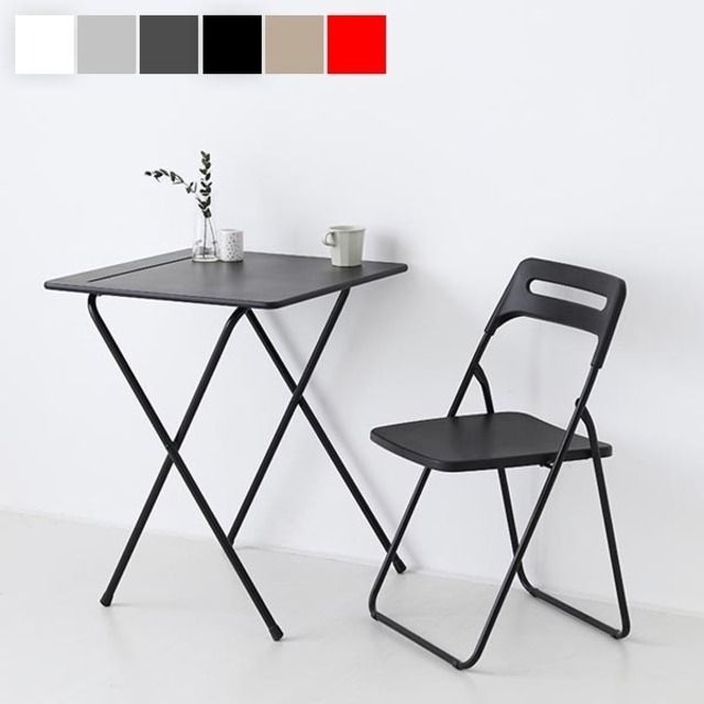 UnKnown GOSI 접이식테이블 60 SM-614 + LOCCO 접이식 의자 1개 세트 당일발송