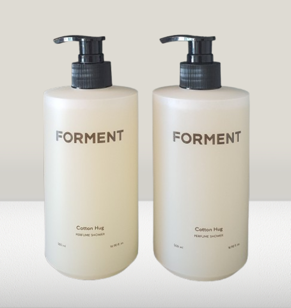포맨트 올인원 퍼퓸샤워 코튼허그 코튼향 500ml +500ml