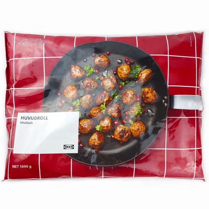 이케아 소고기 함량이 높아 맛있는 HUVUDROLL 냉동 미트볼 1kg