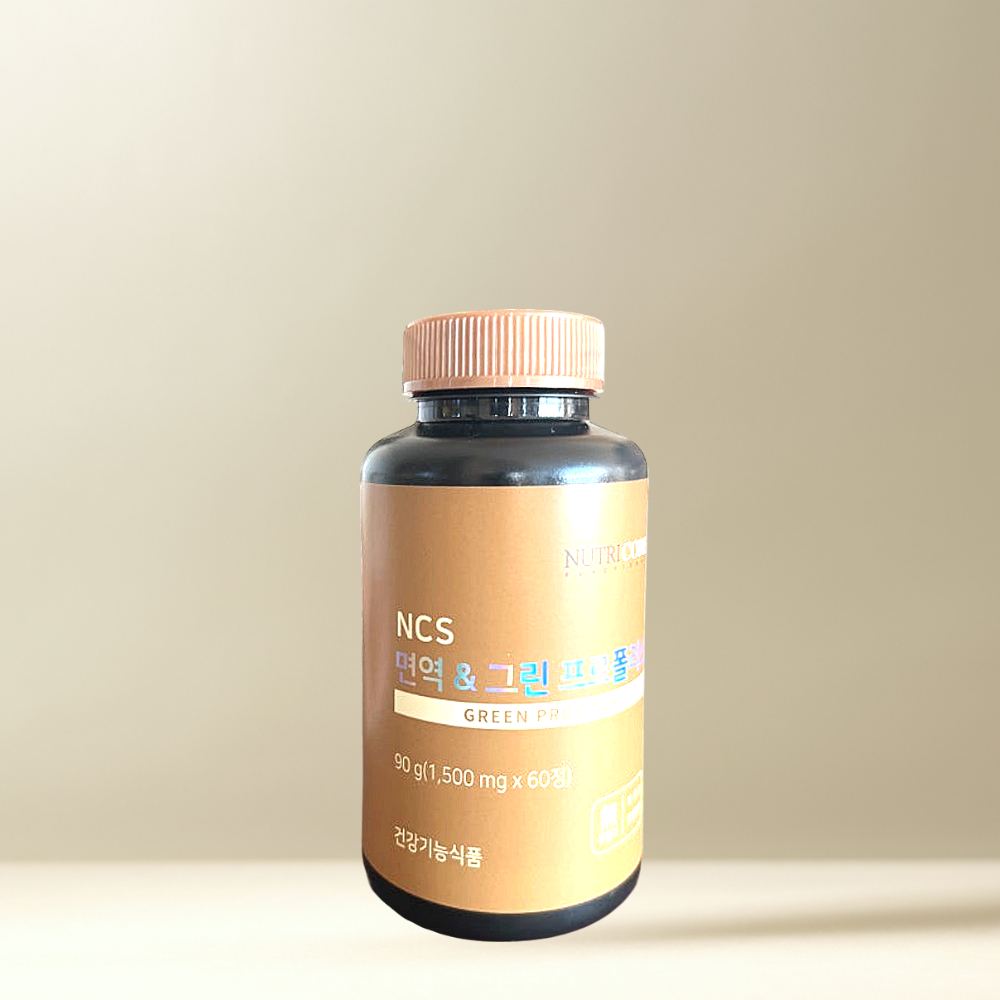 뉴트리코어 NCS 면역 그린 프로폴리스 플라보노이드 1개 (60정)