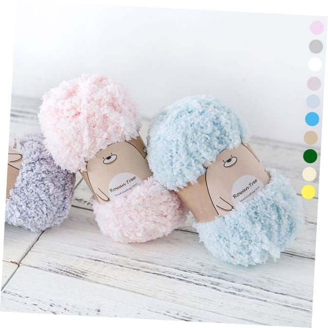 굵은뜨개실 [국내배송] 50g 상품 털실 극세사실 집곡