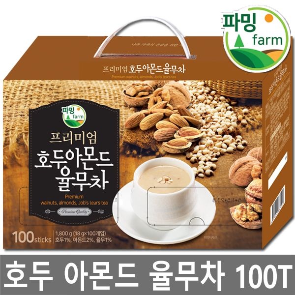 파밍 프리미엄 호두아몬드 율무차 100T