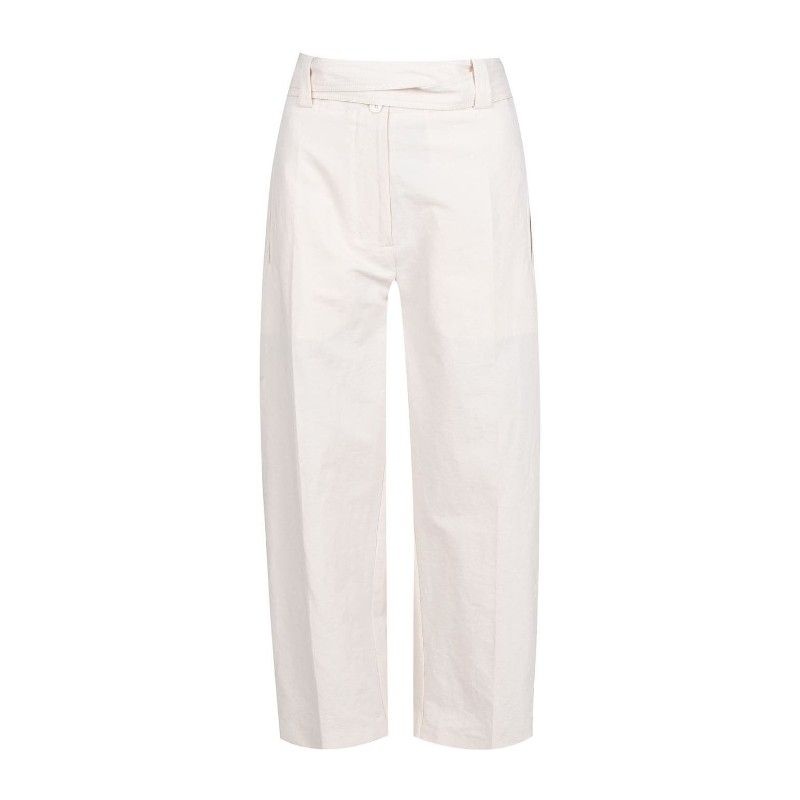 몽클레르 몽클레어 벨티드 크롭 와이드 팬츠 G10942A71000V015307A BEIGE