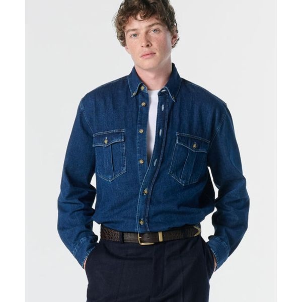 NOAH U 데님 셔츠 라이트 워시 DENIM SHIRT LIGHT WASH NOAU251MRSH109LB 2941378