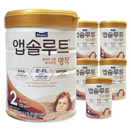 앱솔루트명작 분유 2단계(800g x 6캔)