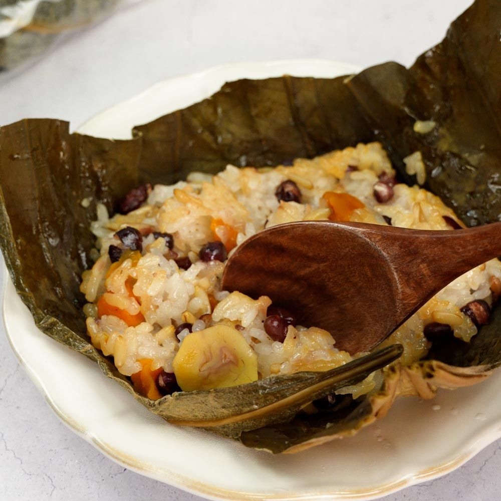 국산 미니 연잎밥 100g 8팩 찹쌀 귀리 영양 간편식 찰밥