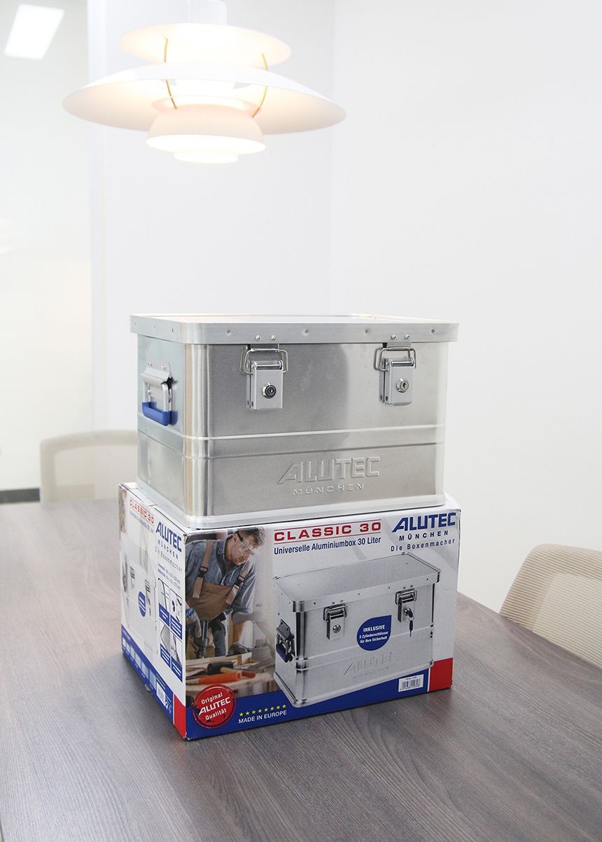 알루텍 클래식 알루미늄 캠핑박스 다용도 스토리지 30리터 Alutec Classic