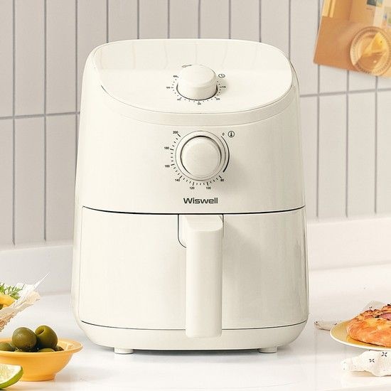 반하다 에어프라이어 2L 튀김기 에어 프라이어 후라이기 후라이어 WA8201 크림