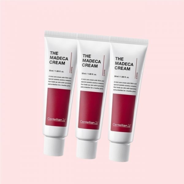 센텔리안24 더 마데카크림 50ml 3개 기미완화 안티에이징 보습 피부탄력 더마케어 미백 플리츠 플레어 주름개선 병
