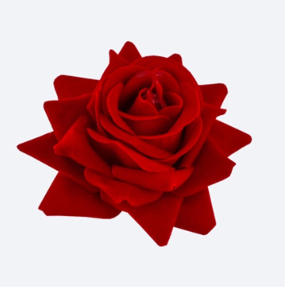 춤공연 행사 입체 장미꽃 머리핀1쌍 재밌는 발표회 성탄절 행사머리핀