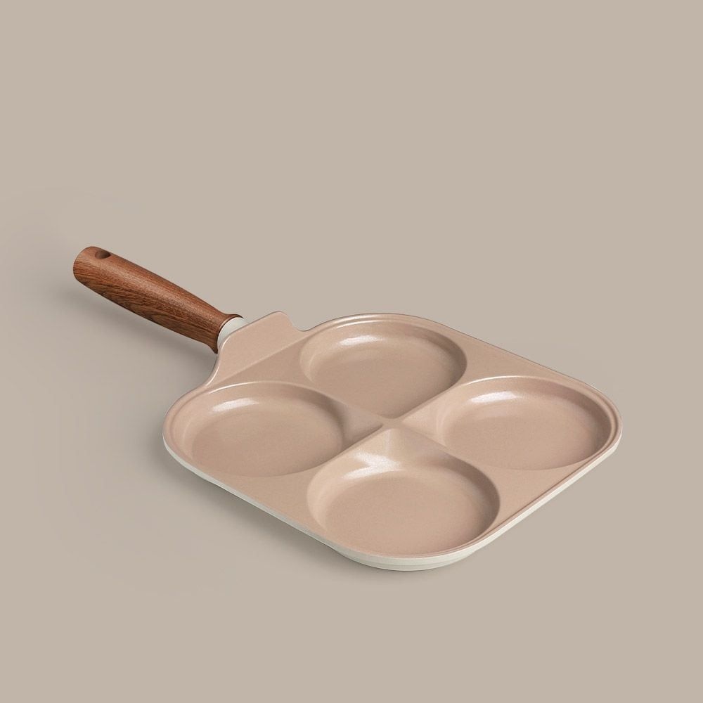 판매원(주)MR 국산 IH 세라믹 코팅 4구 에그팬 팬케이크팬 24x24cm