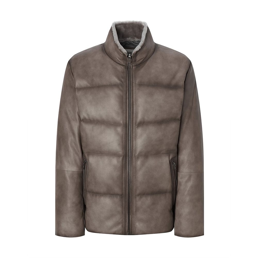 닥스 [AK수원점] [닥스] 25FW PREMIUM 남성 하이엔드 투톤 양가죽 다운 DGJU5D871S3