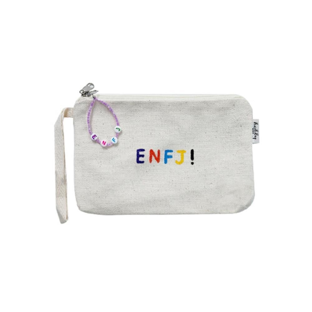 (주)토단 비즈키링 MBTI 스텐실 여행파우치 만들기 키트 미술놀이 어린이집 여행용 여대생