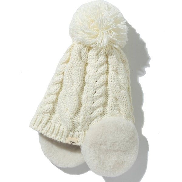 피닉스 로우 게이지 이어 플랩 니트 모자 주니어 스키 캡 OFF WHITE JF 사이즈 ESG25HW93 171513