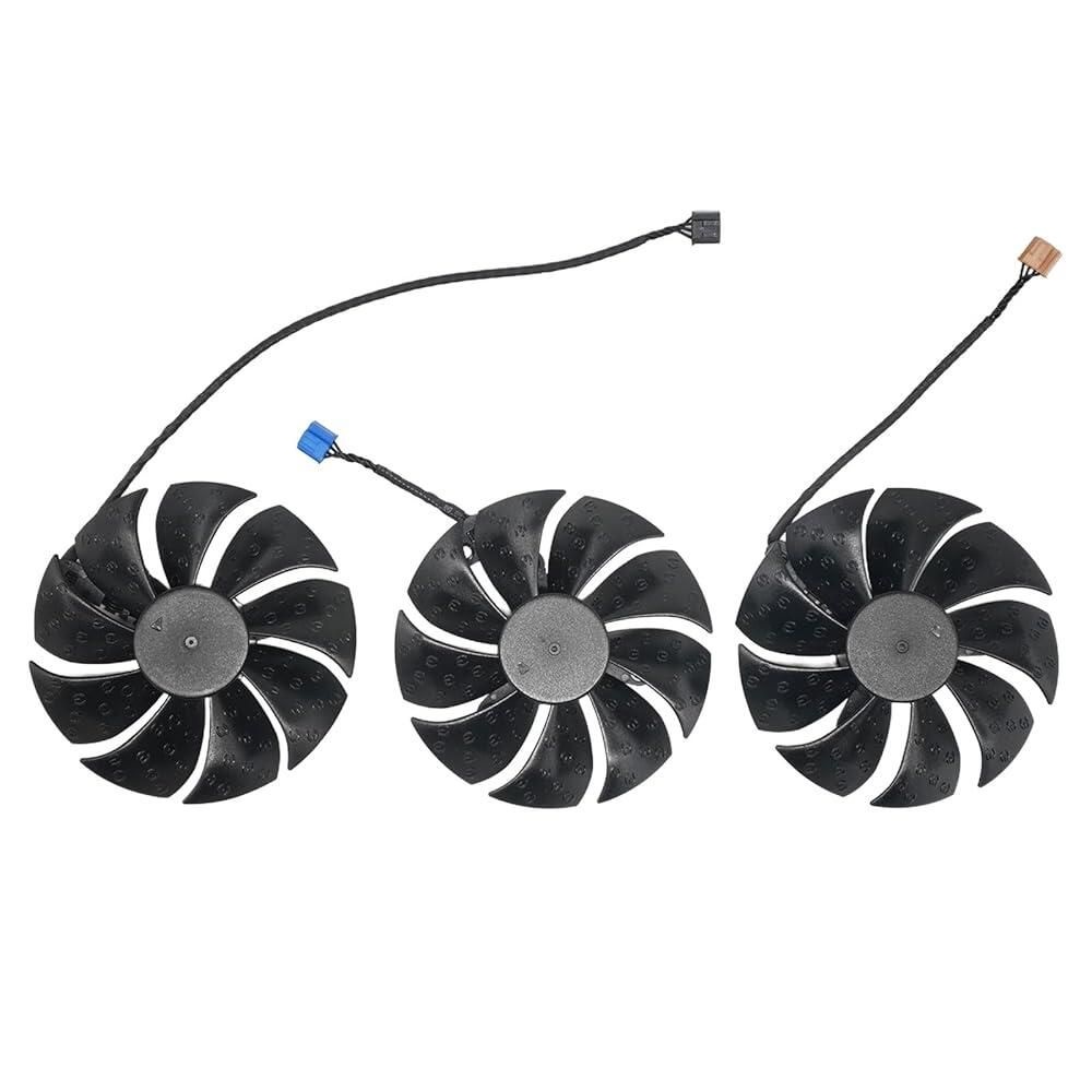 IHaospace [해외] IHaospace EVGA RTX 3070 3080 3080 Ti 3090 FTW3 울트라 게이밍, 87mm, PLD09220S12H와 호환되는 3개/로트 교체용 그래픽 카드 쿨러