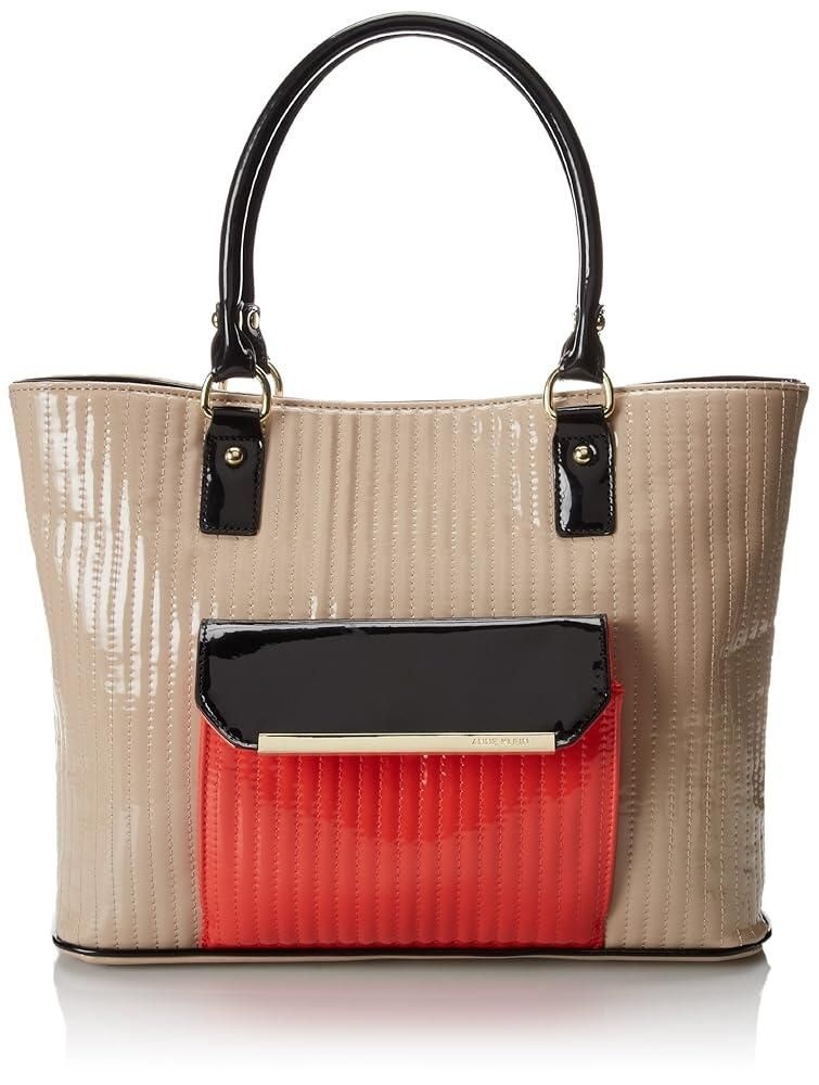 Anne Klein 앤클래인 Change The Channe 토트 베이지/블랙 멀티 원사이즈 261039