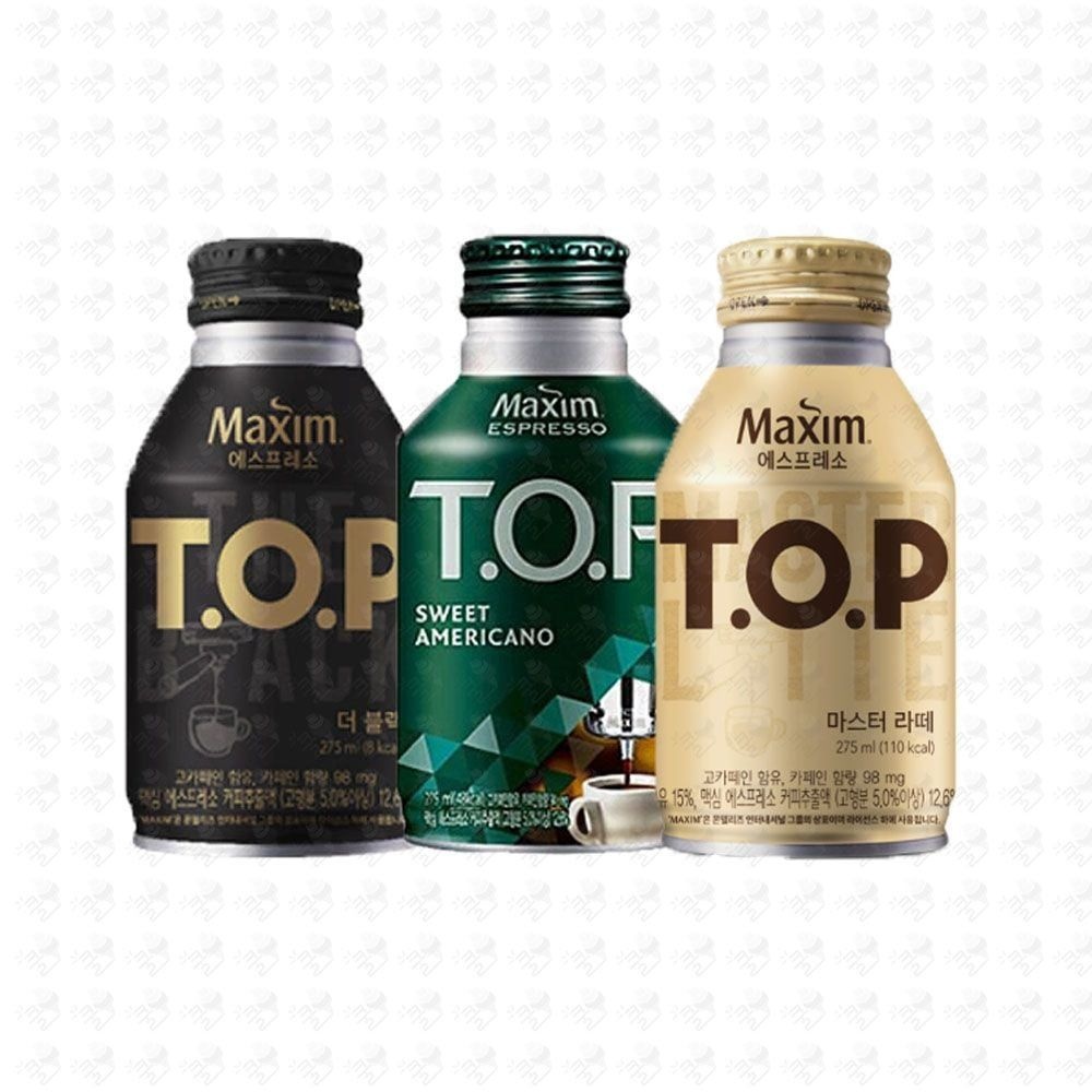 티오피 3종세트 블랙+마스터라떼+스위트아메리카노 뚱캔 카페인