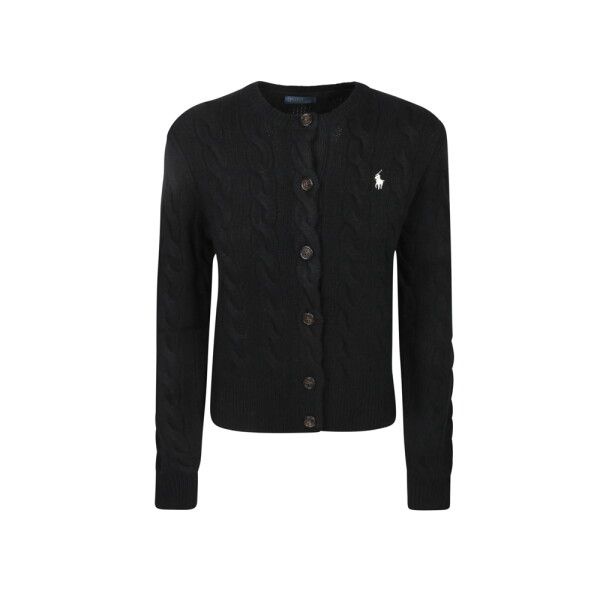 폴로 랄프 로렌 로고 자수 크루넥 가디건 211972104 007WALNUTBROWNMELANGE TP9