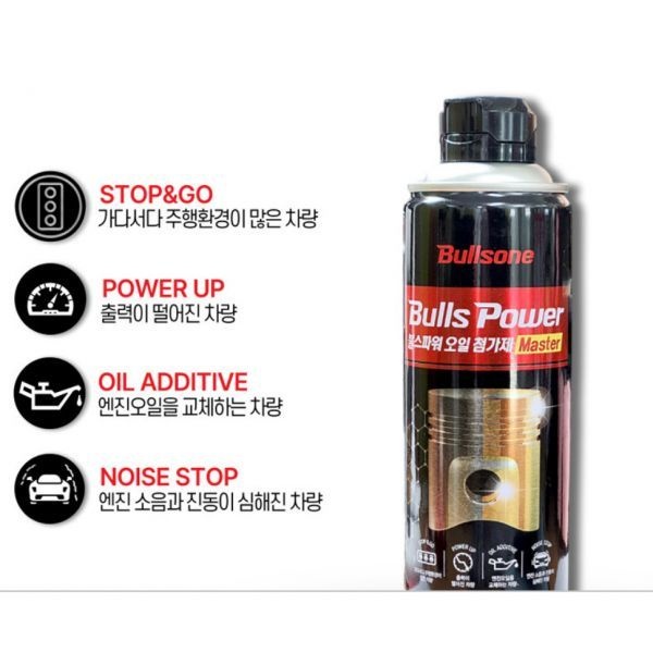 엔진수명연장 불스파워 불스원142 전문가용 오일첨가제 출력증가제