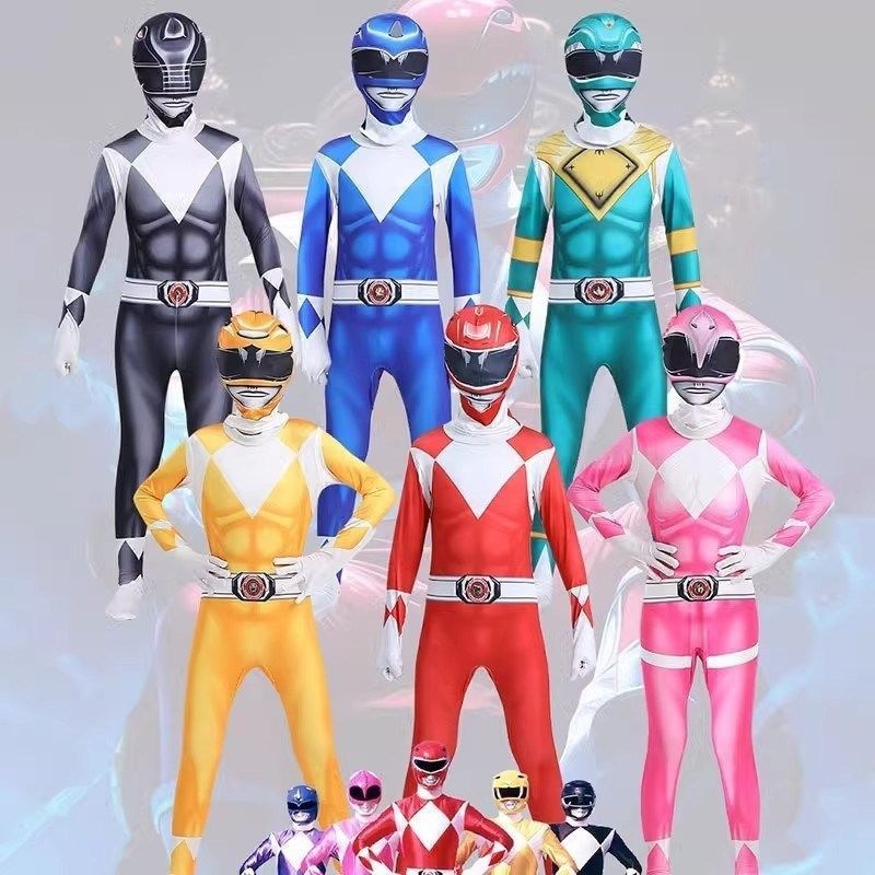후레쉬맨 파티룩 파워레인져 무대 COS 성인 연극 전신 5인조 타이즈 할로윈 의상