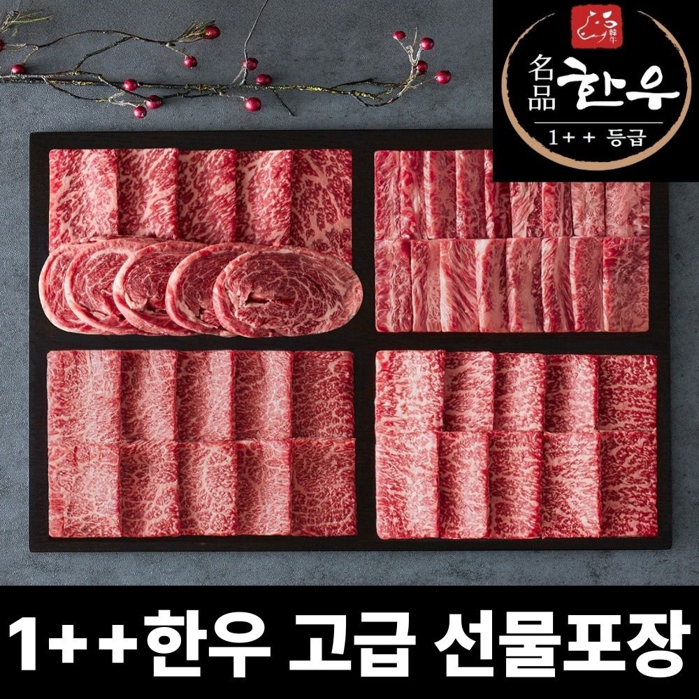 [손수맛찬]마장동 1++ 한우 명품 선물세트 900g 2kg 설날 명절 선물세트 : 롯데ON