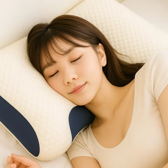 [APP전용] 1+1 슬립온 경추베개 인체공학 기능성 베개