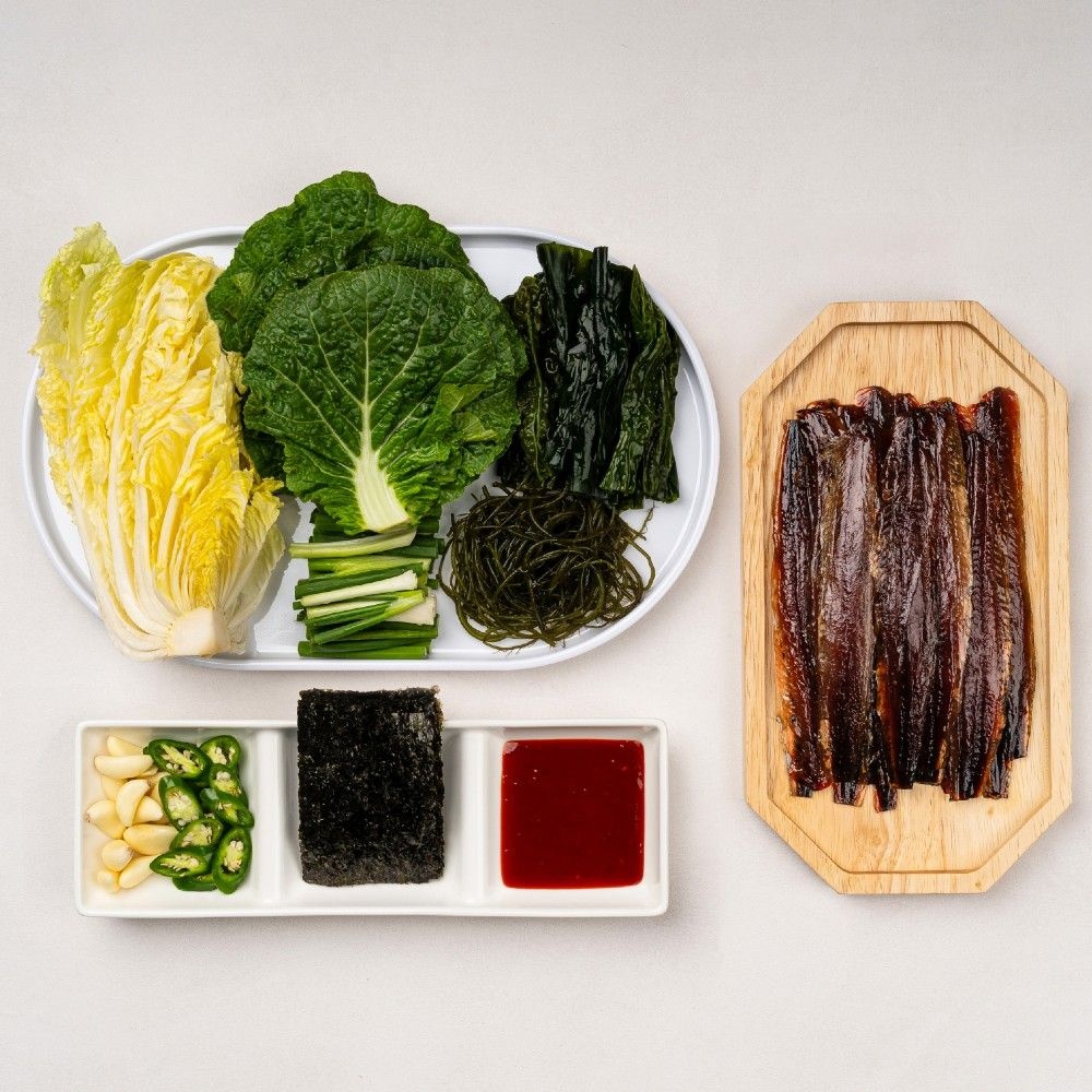 완전손질 햇 과메기 5미 10쪽 야채세트