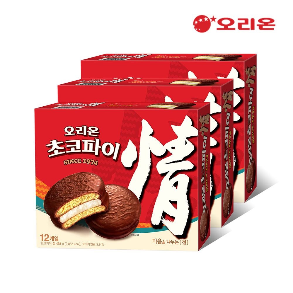 [롯데온] 오리온 초코파이 12P(468g) X 3개