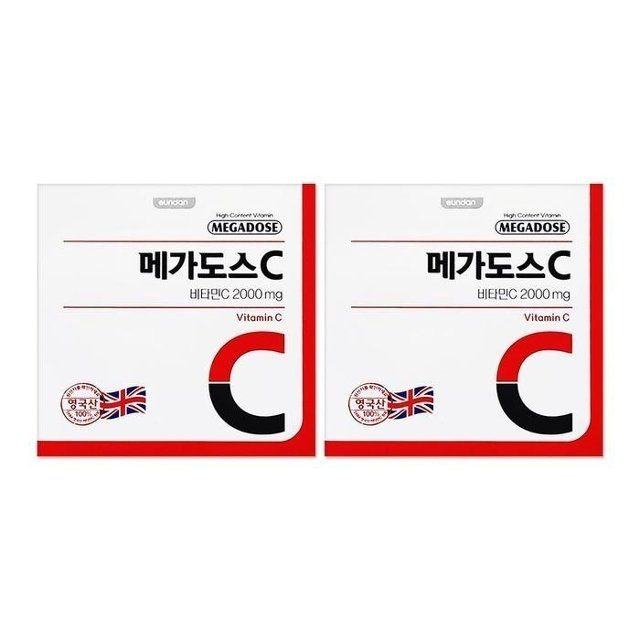 고려은단 메가도스C 비타민C 2000 2g 100포 2개/mjc