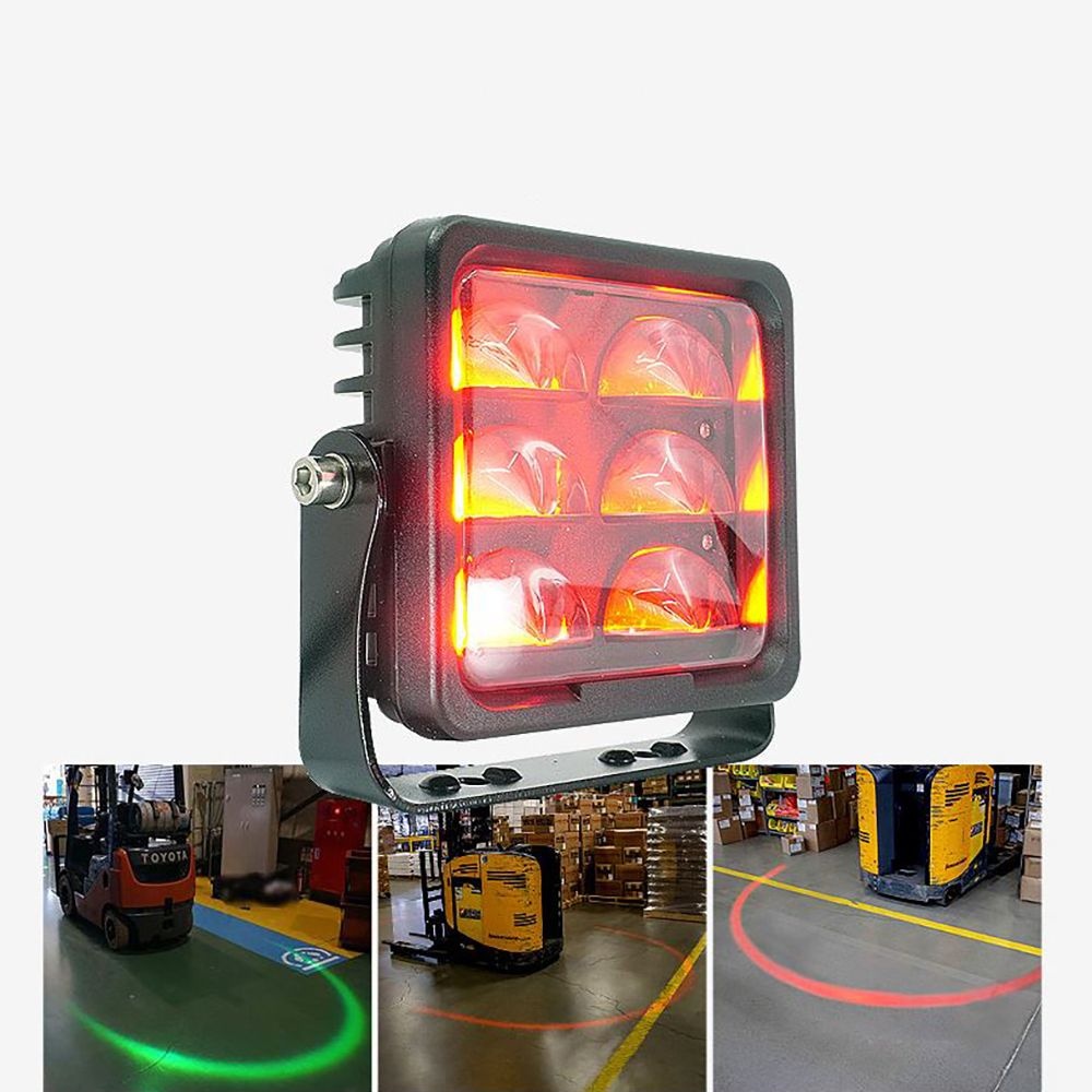 두산 지게차 안전선 LED 안전라인램프 라이트 U형