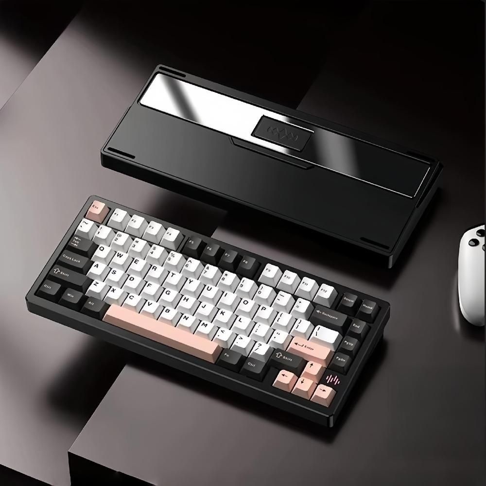 PMO WAVE75 알루미늄 무선 블루투스 RGB 핫스왑 기계식 키보드