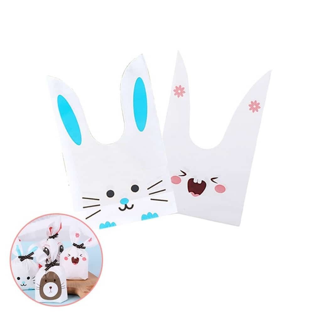 쿠키포장 포장 토끼 선물 보자기 지 50P 봉투 대량지