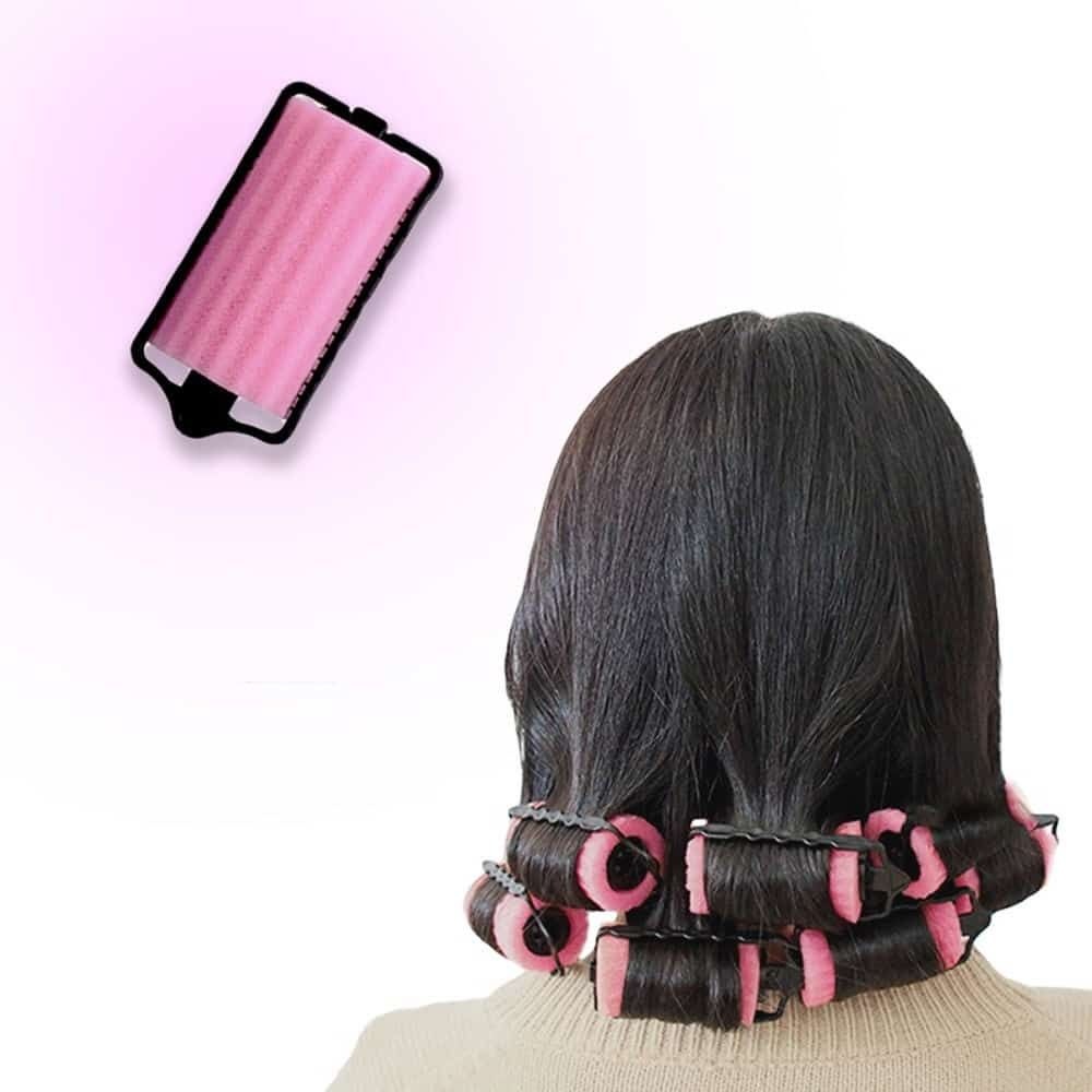 똘복M협력사 간편헤어롤 셀프헤어롤 셀프 스펀지 볼륨 웨이브 헤어 구르프 8P 헤어볼륨 구르뽕 세팅롤